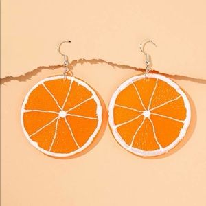 NWOT Orange Earrings